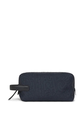 ETRO jacquard wash bag - Blue
