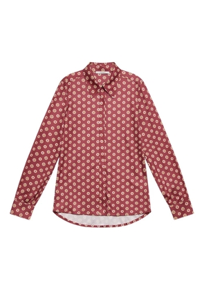 MALIPARMI geometric-print collared shirt