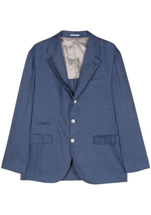 Brunello Cucinelli single-breasted blazer - Blue