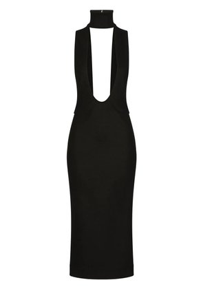 Dolce & Gabbana cut-out midi dress - Black
