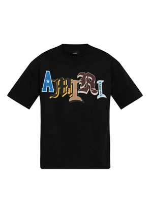 AMIRI logo-appliqué T-shirt - Black
