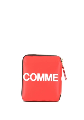 Comme Des Garçons Wallet logo zipped wallet - Red