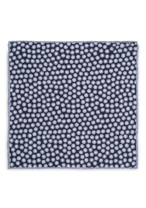 Brunello Cucinelli polka-dot pocket square - Blue