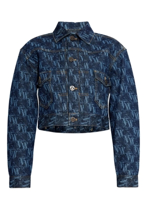 Vivienne Westwood buttoned patterned jacket - Blue