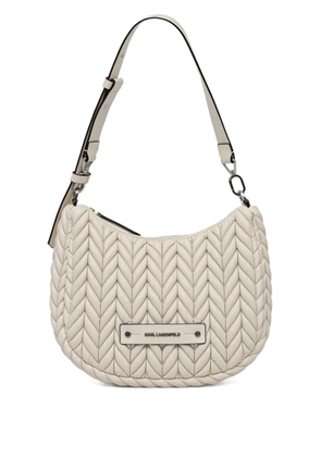 Karl Lagerfeld logo-detail shoulder bag - White