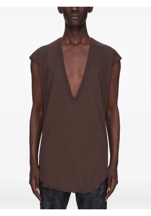 Rick Owens Concordians Dylan deep V-neck T-shirt - Brown