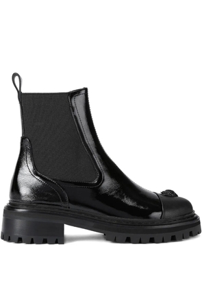 Kurt Geiger London Sloane eagle-head Chelsea boots - Black