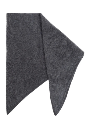 Lisa Yang brushed cashmere scarf - Grey
