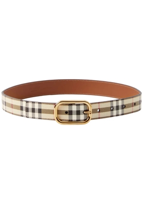 Burberry Vintage Check leather belt - Neutrals
