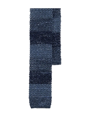Polo Ralph Lauren textured knitted tie - Blue