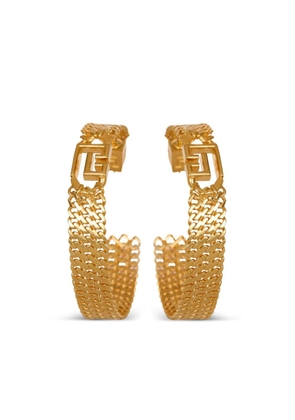 Balmain Sync PB hoop earrings - Gold