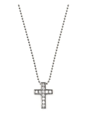 DSQUARED2 crystal cross necklace - Silver