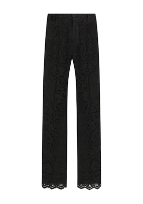 Dolce & Gabbana lace trousers - Black