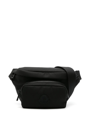 Moncler Durance rubberised-logo belt bag - Black