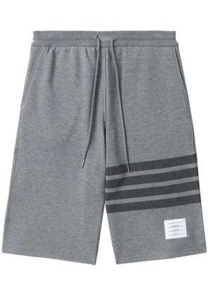 Thom Browne cotton striped track shorts - Grey