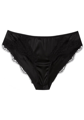 Dolce & Gabbana lace trim briefs - Black