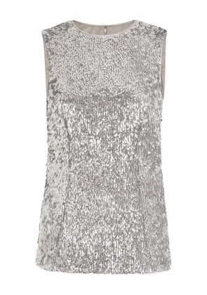 Dolce & Gabbana sequin top - Silver
