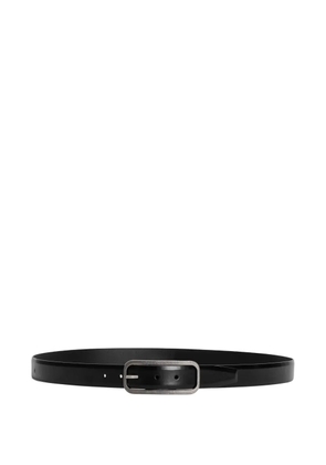 Dolce & Gabbana rectangular-buckle leather belt - Black