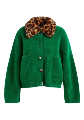 Essentiel Antwerp button-embellshment cardigan - Green