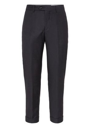 Brunello Cucinelli tapered-leg wool trousers - Grey