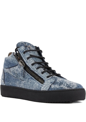 Giuseppe Zanotti Kriss zip-fastening high-top sneakers - Blue