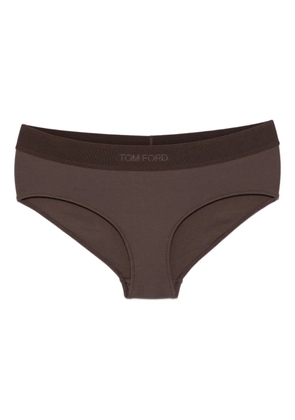 TOM FORD branded-waistband briefs - Brown