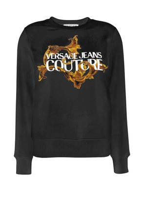 Versace Jeans Couture logo-print sweatshirt - Black