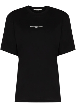 Stella McCartney logo-print short-sleeve T-shirt - Black