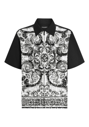 Dolce & Gabbana Majolica-print shirt - Black