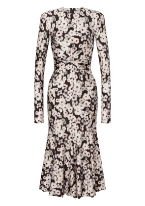 Philosophy Di Lorenzo Serafini floral-print dress - Brown