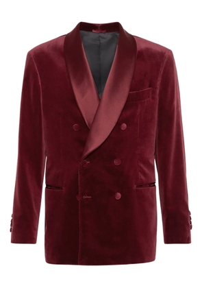 Brunello Cucinelli velvet blazer - Red