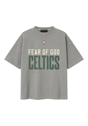 FEAR OF GOD ESSENTIALS boston logo T-shirt - Grey