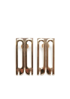 Victoria Beckham Frame stud earrings - Gold