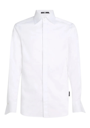 Karl Lagerfeld Essential collar-detail shirt - White