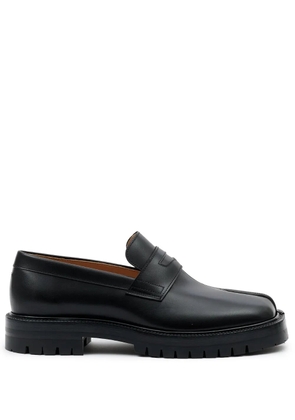 Maison Margiela Tabi leather loafers - Black