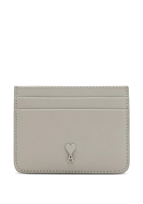 AMI Paris tonal stud cardholder - Grey