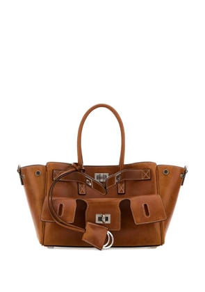 Balenciaga mini All Bel Air tote bag - Brown