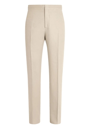 Zegna Oasi Lino trousers - Neutrals