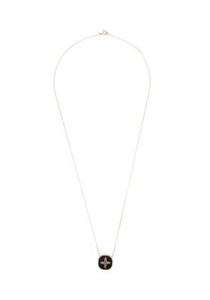 Pascale Monvoisin 9kt rose gold Bowie diamond cross necklace - Pink