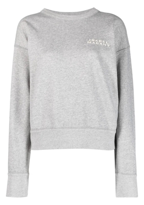 ISABEL MARANT Shad logo-embroidered sweatshirt - Grey