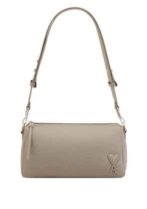 AMI Paris padded leather marcel shoulder bag - Neutrals