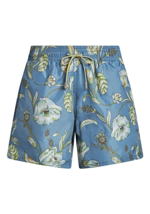 ETRO floral print swim shorts - Blue