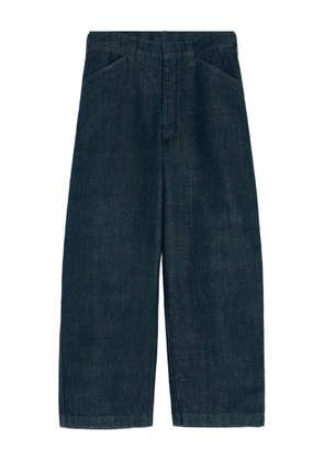 LEMAIRE adjustable-strap jeans - Blue