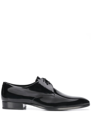 Saint Laurent varnished leather Derby shoes - Black