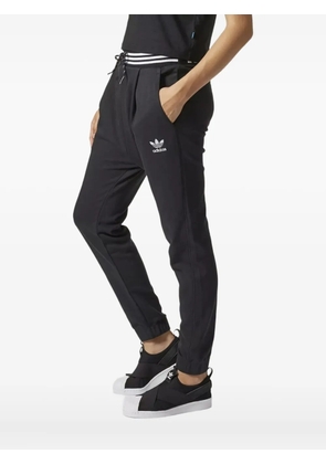 adidas logo-print track pants - Black