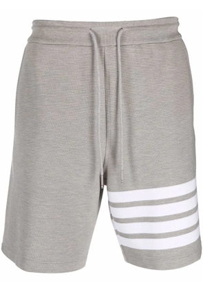 Thom Browne Ottoman striped track shorts - Grey