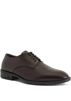 Giuseppe Zanotti leather lace-up shoes - Brown