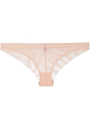 Maison Close Corps à Corps mesh briefs - Neutrals