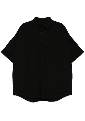 Casey Casey Waga raw shirt - Black