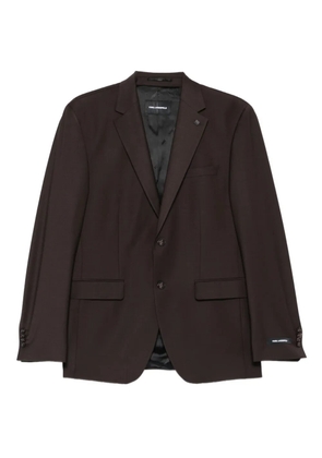 Karl Lagerfeld buttonned blazer - Brown